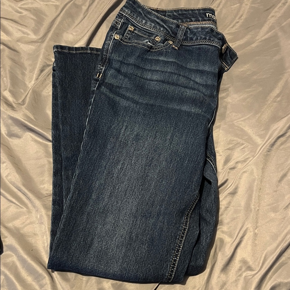 Maurices Dark Blue Boot Cut Jeans